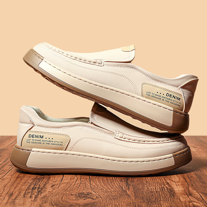 🎉Free shipping ✈️Men's Breathable Genuine Leather Elevator Loafers/Elegance & Comfort👑