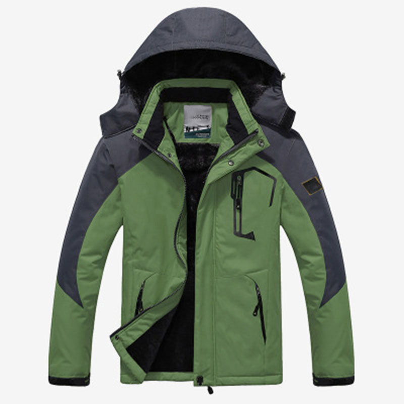 Unisex Waterproof Ski Jacket - Slim & Relaxed Fit Options, Multi Pockets