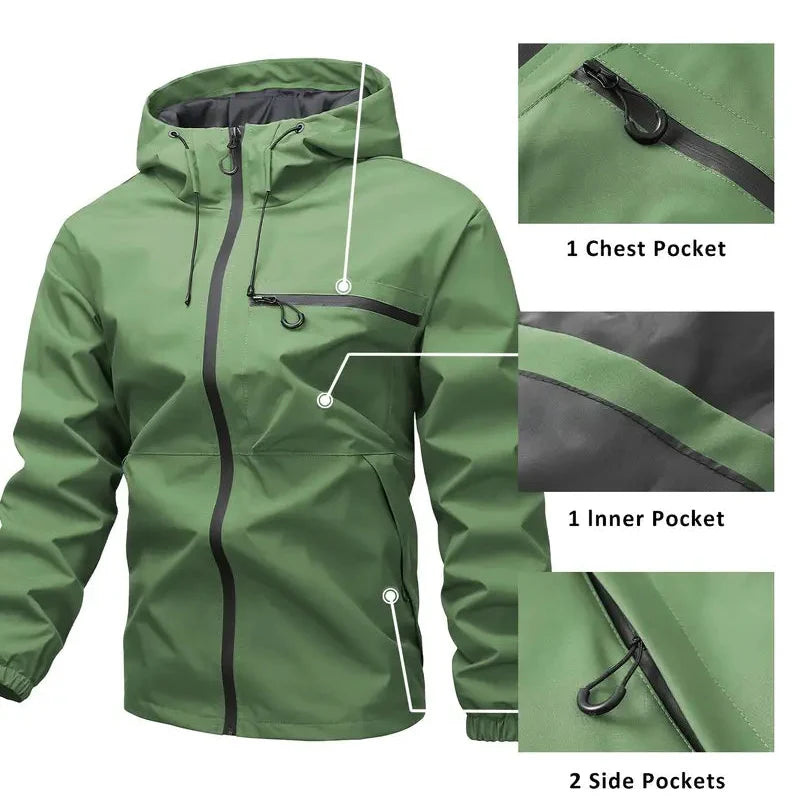 🔥LAST DAY SALE- 60% OFF⛰️3-in-1 Waterproof Men's Jacket