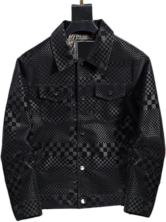 🎉Free shipping ✈️Men’s Premium Cozy Plaid Pattern Suede Jacket