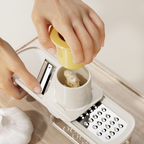 🔪 BUY 2 GET 1 FREE! 🥔 3-in-1 Mandoline Slicer with Container - Sharp Stainless Blades for Perfect Cuts, Compact & Dishwasher Safe 🥒📦