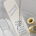 🔪 BUY 2 GET 1 FREE! 🥔 3-in-1 Mandoline Slicer with Container - Sharp Stainless Blades for Perfect Cuts, Compact & Dishwasher Safe 🥒📦