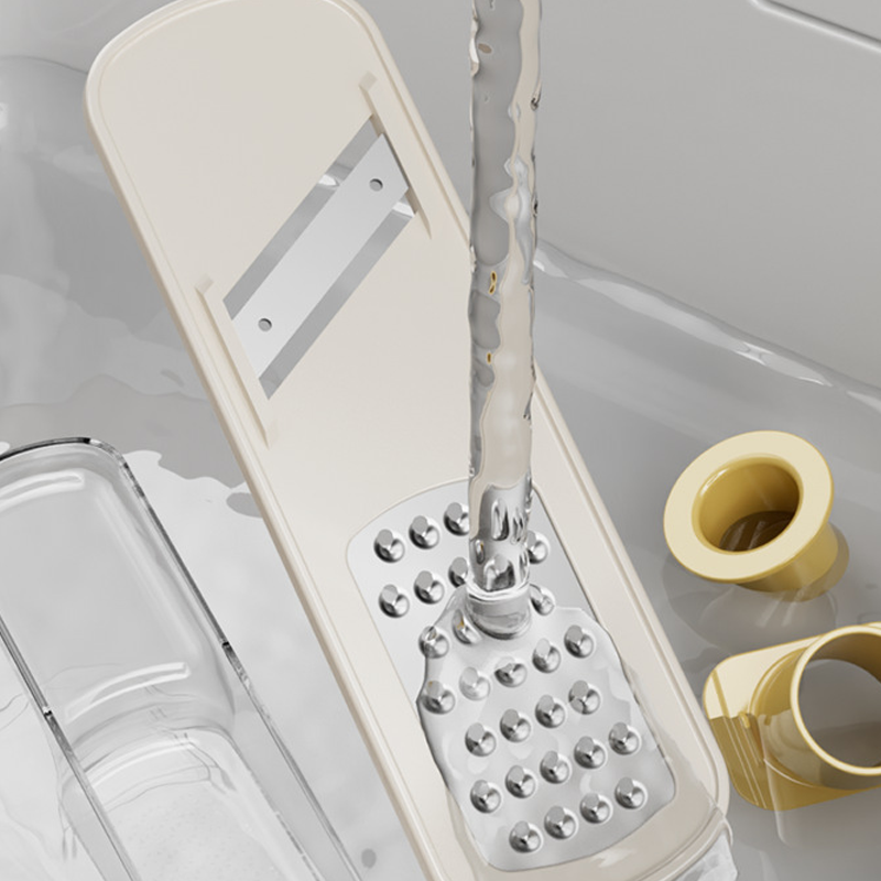 🔪 BUY 2 GET 1 FREE! 🥔 3-in-1 Mandoline Slicer with Container - Sharp Stainless Blades for Perfect Cuts, Compact & Dishwasher Safe 🥒📦