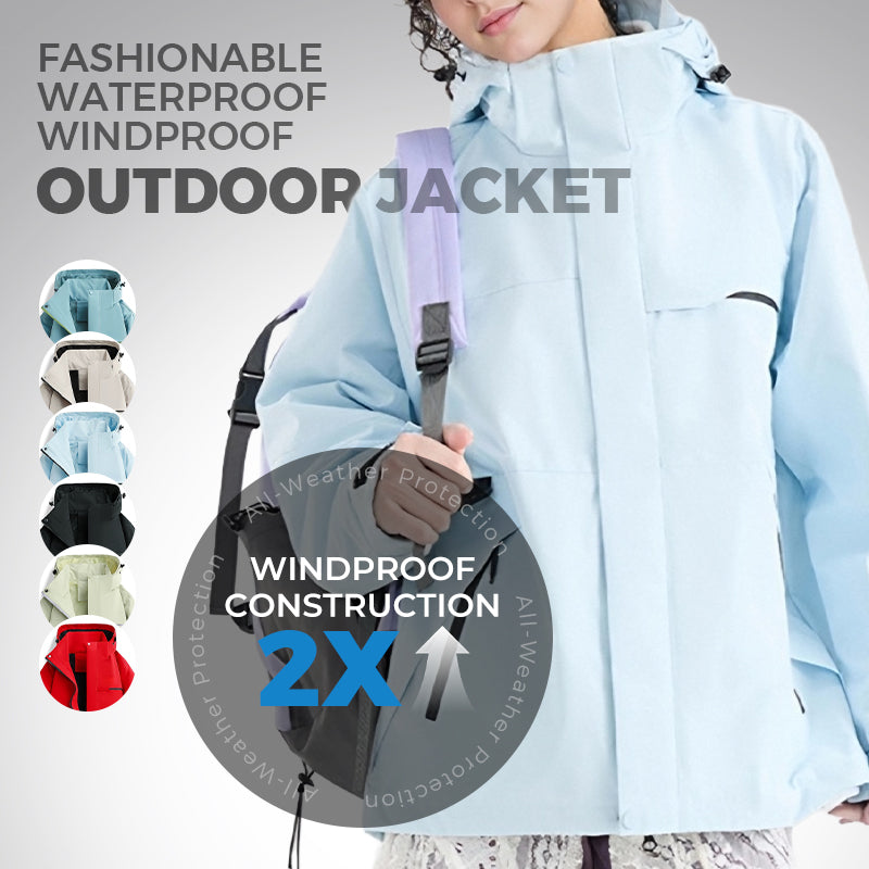👑✨2025 New 3-in-1⛰️Fashionable Waterproof Windproof Outdoor Jacket-Free shipping✈️