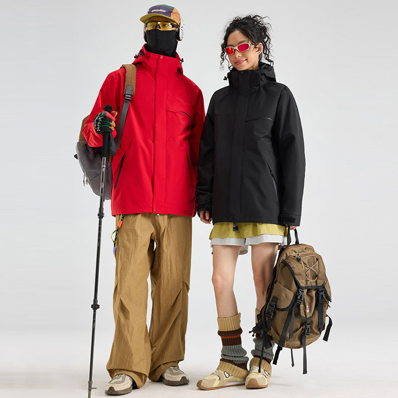 👑✨2025 New 3-in-1⛰️Fashionable Waterproof Windproof Outdoor Jacket-Free shipping✈️