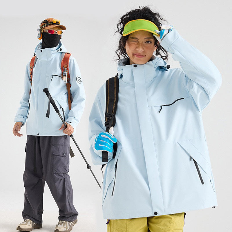 👑✨2025 New 3-in-1⛰️Fashionable Waterproof Windproof Outdoor Jacket-Free shipping✈️