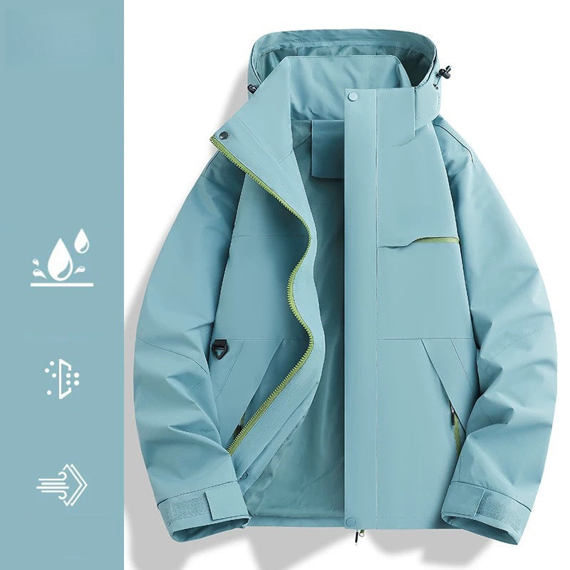 👑✨2025 New 3-in-1⛰️Fashionable Waterproof Windproof Outdoor Jacket-Free shipping✈️