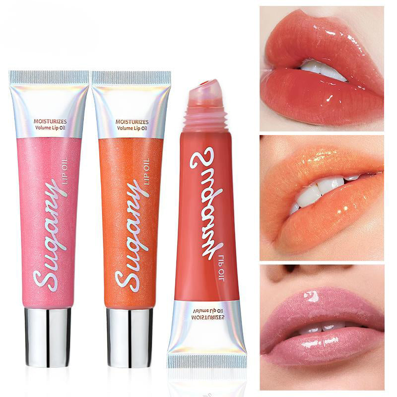 🔥✨Crystal Sparkle Lip Gloss with Hydrating Shine