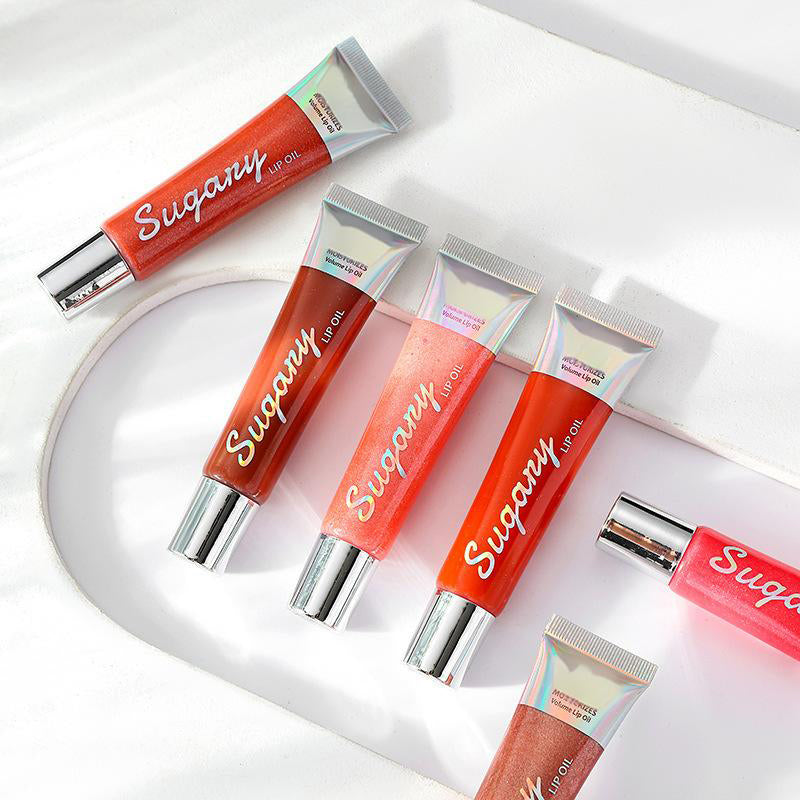 🔥✨Crystal Sparkle Lip Gloss with Hydrating Shine