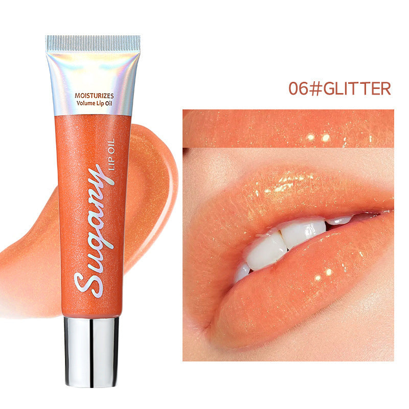 🔥✨Crystal Sparkle Lip Gloss with Hydrating Shine