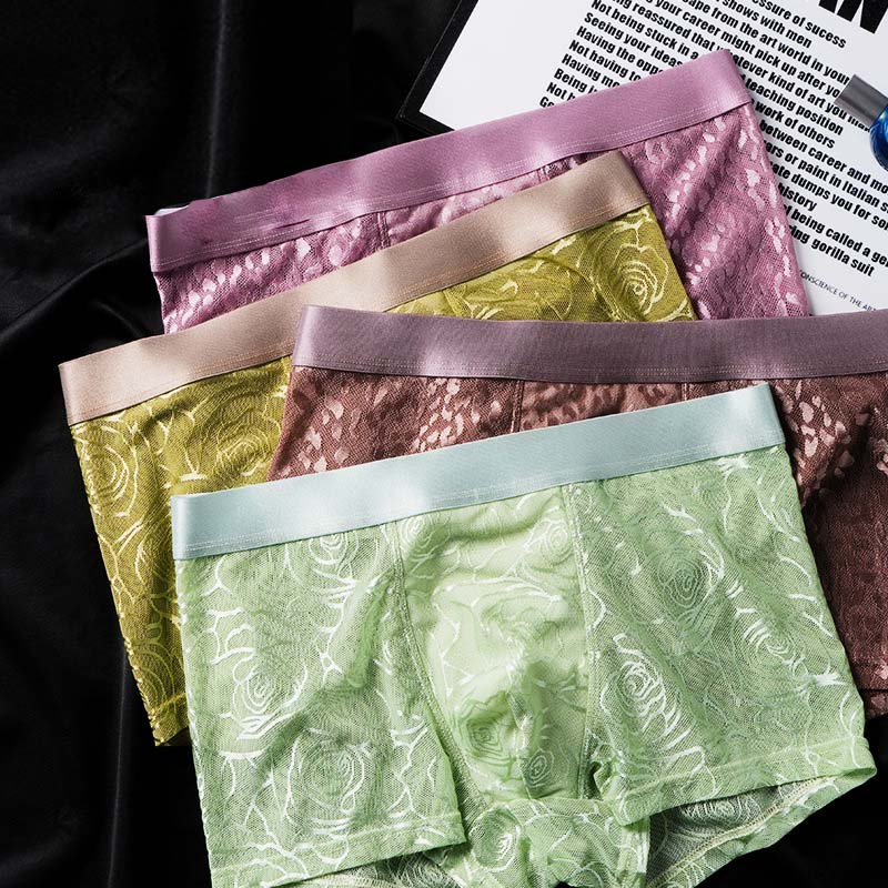 Men's Soft Breathable Mesh Boxer Briefs🩲
