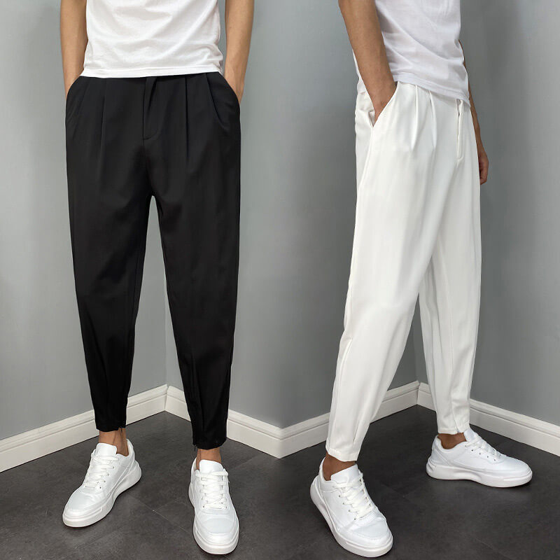 Limited-time flash sale⚡Harem casual zipper suit pants