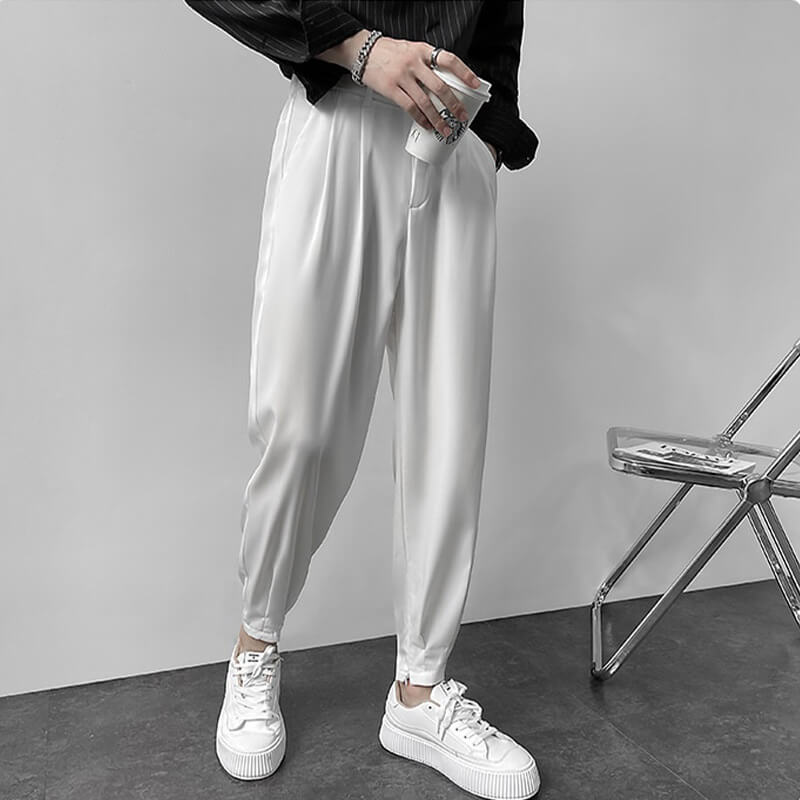Limited-time flash sale⚡Harem casual zipper suit pants