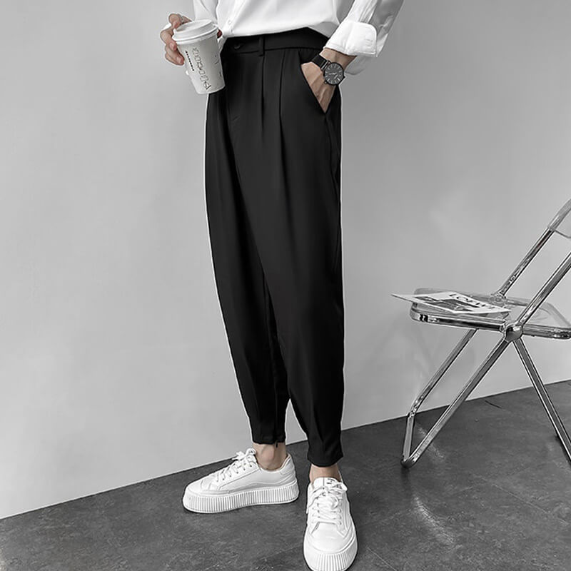 Limited-time flash sale⚡Harem casual zipper suit pants