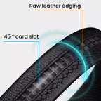 【Top-Grain Leather】 Men's Leather Belt with Automatic Buckle