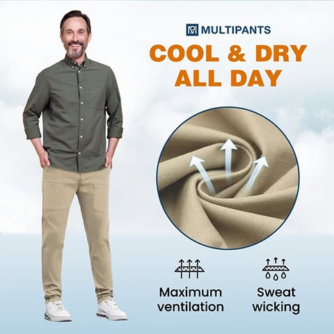 💥Christmas Sale: Clearance at 67% Off🥰MultiPants – High Stretch Multi-pocket Durable Cargo Pants