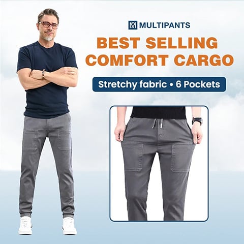 💥Christmas Sale: Clearance at 67% Off🥰MultiPants – High Stretch Multi-pocket Durable Cargo Pants