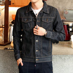 Men's Casual Button Down Denim Jacket