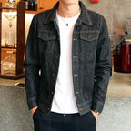 Men's Casual Button Down Denim Jacket
