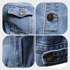 Men's Casual Button Down Denim Jacket