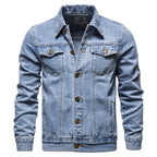 Men's Casual Button Down Denim Jacket