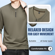 💥Limited time 50% off🎉Men's Half Zip V-Neck Casual Henley Shirt