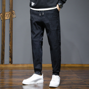 ✨👖Men's Multi-Pocket Printed Slim-Fit Straight-Leg Pants
