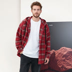 Stylish & Comfortable✨Men's Classic Plaid Hoodie
