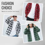 Stylish & Comfortable✨Men's Classic Plaid Hoodie