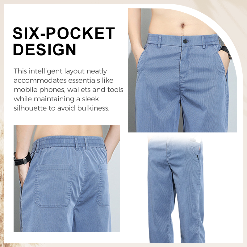 🔥50%OFF🔥Men's Comfortable and Versatile 6-Pocket Casual Pants