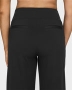 Women's High Waist Stretch Casual Yoga Wide Leg Pants