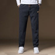 Men's Straight-Fit Corduroy Drawstring Pants