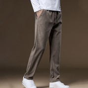 Men's Straight-Fit Corduroy Drawstring Pants