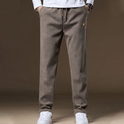 Men's Straight-Fit Corduroy Drawstring Pants