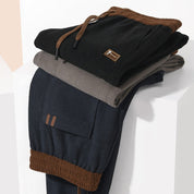Men's Straight-Fit Corduroy Drawstring Pants