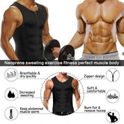 Men's Slimming & Fat Losing Zipper Vest