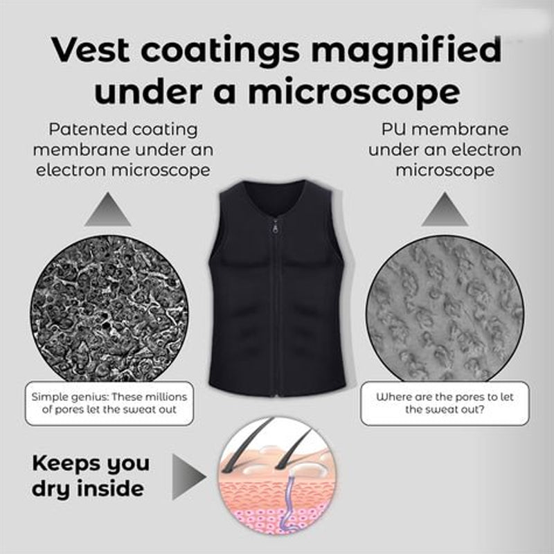 Men's Slimming & Fat Losing Zipper Vest