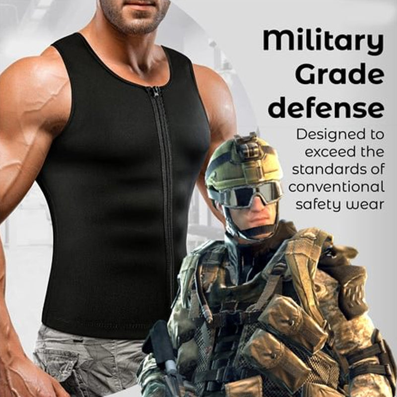 Men's Slimming & Fat Losing Zipper Vest