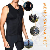 Men's Slimming & Fat Losing Zipper Vest