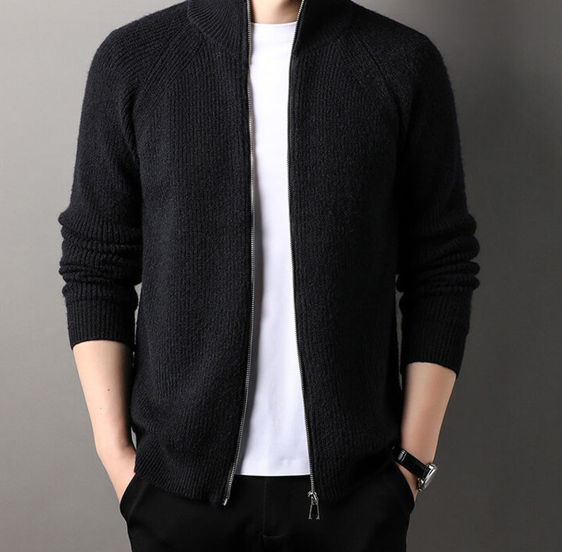 Men’s Full Zip Cardigan Sweater