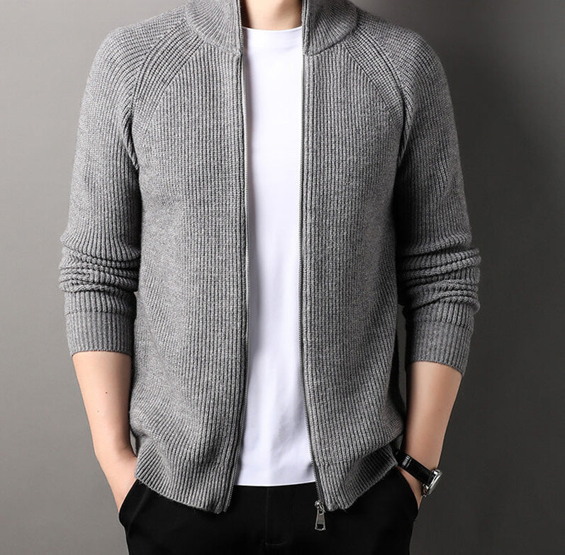 Men’s Full Zip Cardigan Sweater