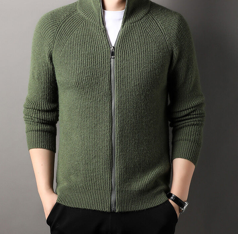 Men’s Full Zip Cardigan Sweater