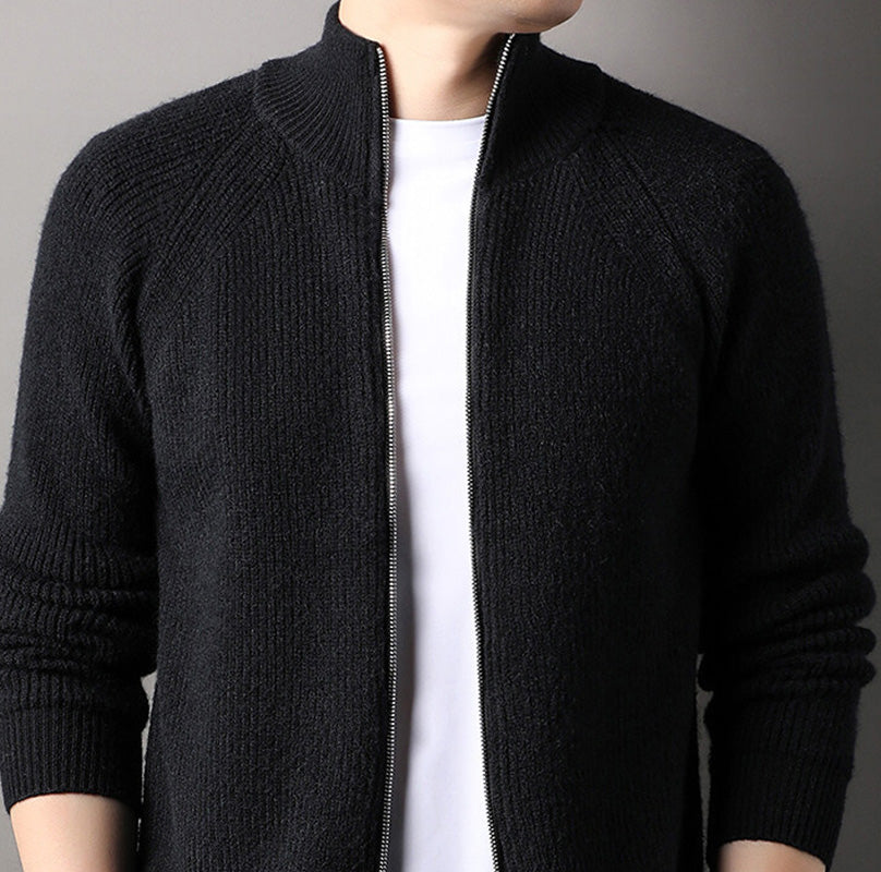 Men’s Full Zip Cardigan Sweater