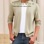 Men’s Layered-Style Long Sleeve Cardigan