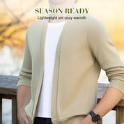 Men’s Layered-Style Long Sleeve Cardigan