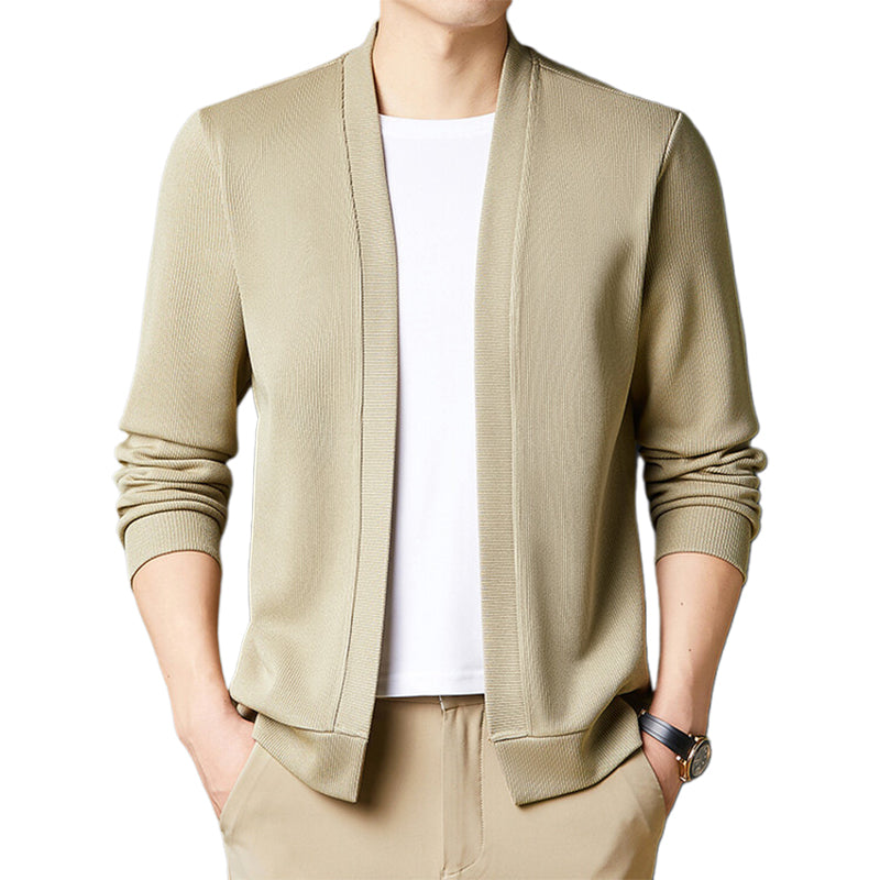 Men’s Layered-Style Long Sleeve Cardigan