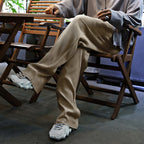 Men's Ribbed Straight-Leg Pants