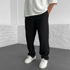 Men's Ribbed Straight-Leg Pants