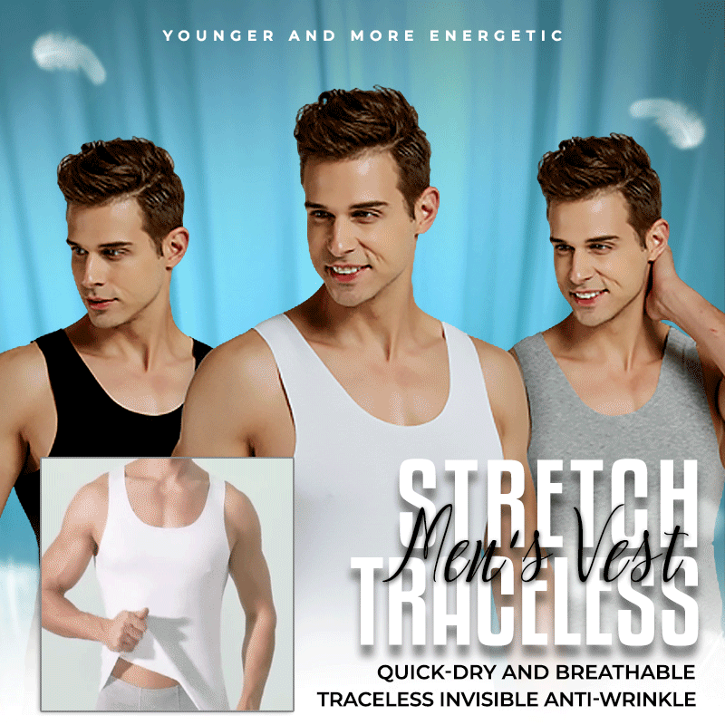 Men's Stretch Privacy-Protecting Seamless Vest