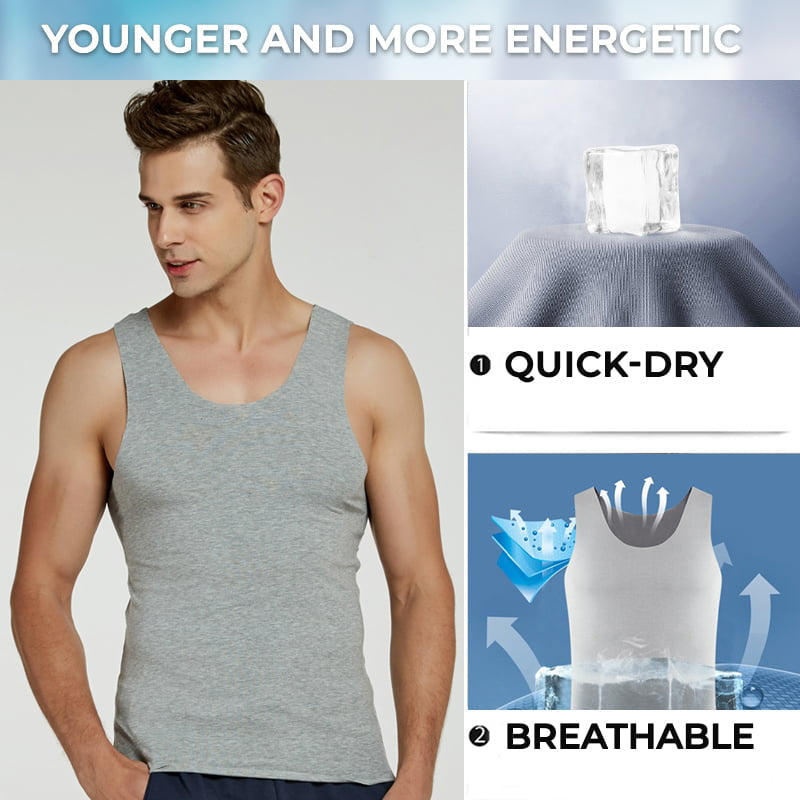 Men's Stretch Privacy-Protecting Seamless Vest
